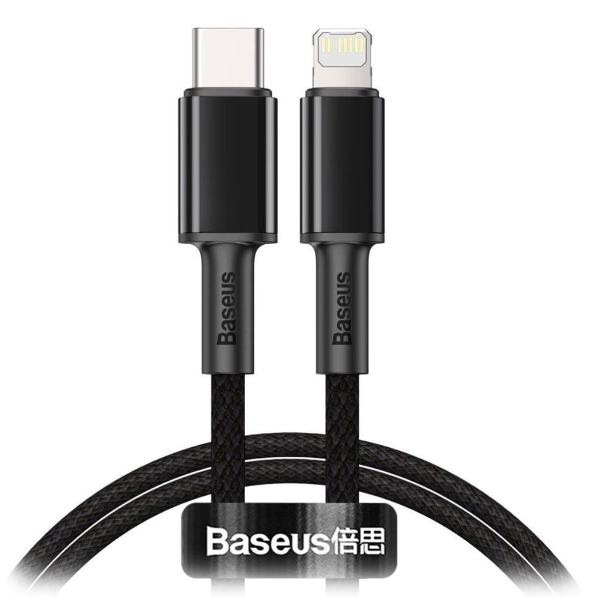 Cablu Type-C to Lightning Baseus, 1m black - xstore.md photo