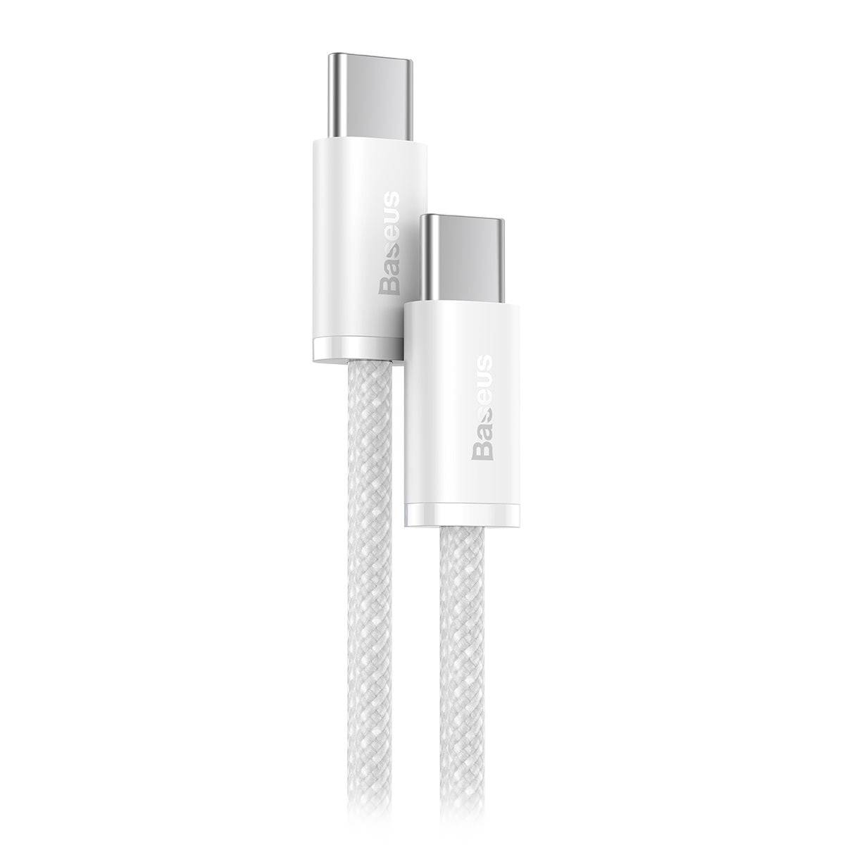 Кабель Type-C to Type-C Baseus, 1м white - xstore.md photo 0