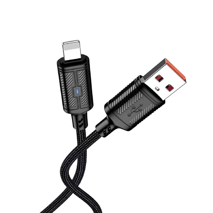 Cablu Jokade Intelligent Power-off JA049 Type-A to Lightning, 1.2m (3A) - xstore.md photo