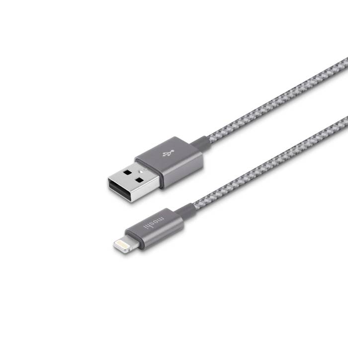 Cablu Moshi Integra Type-A to Lightning, 1.2m, Gray - xstore.md photo 0