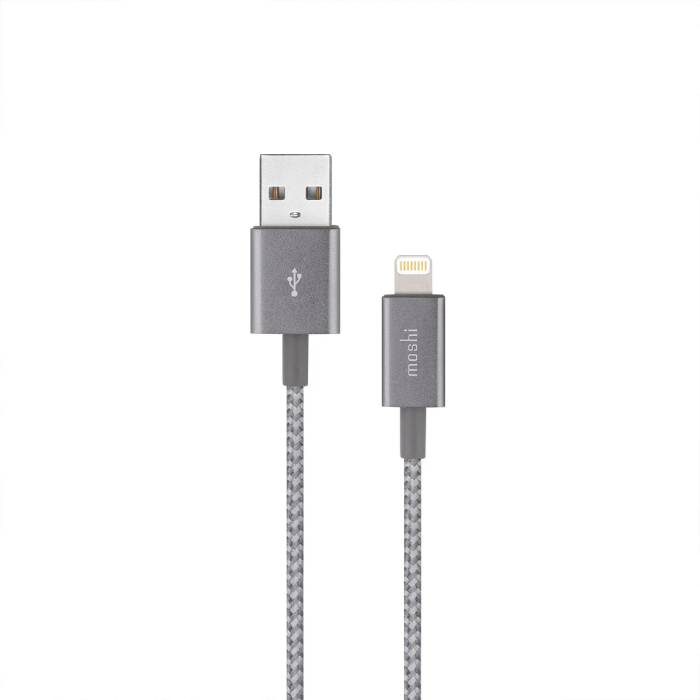 Cablu Moshi Integra Type-A to Lightning, 1.2m, Gray - xstore.md photo
