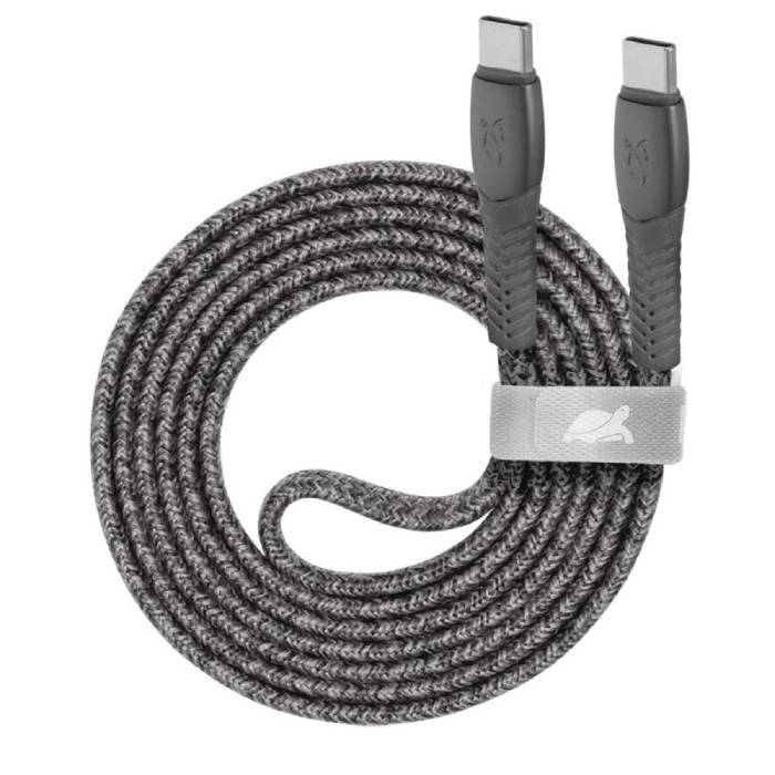 Cablu Rivacase PS6105 GR12 Type-C to Type-C, 1.2m, Gray - xstore.md photo 0