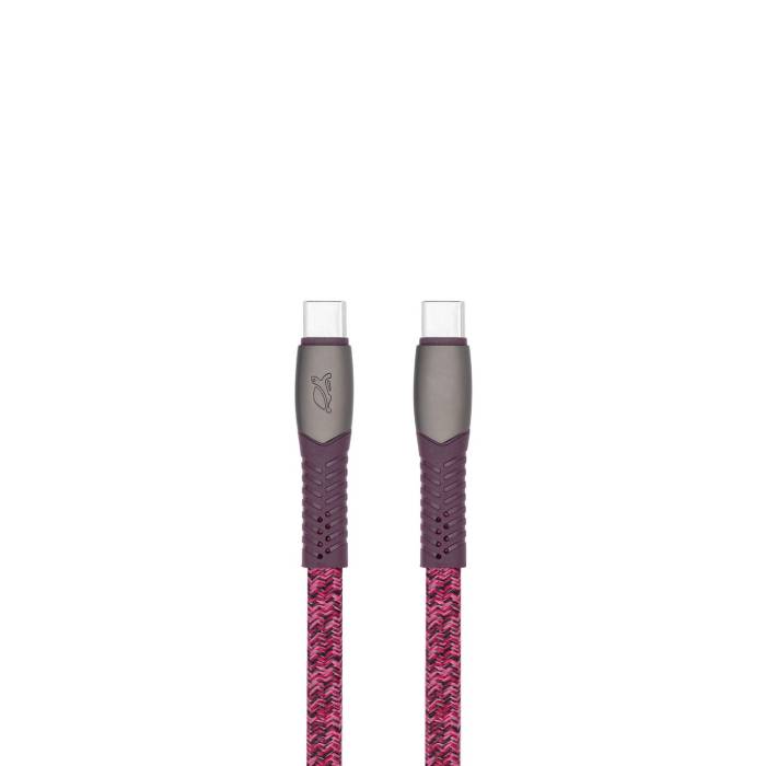 Cablu Rivacase PS6105 RD12 Type-C to Type-C, 1.2m (3A) - xstore.md photo