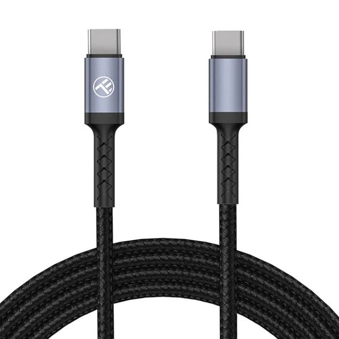 Кабель Tellur TLL155374 Type-C to Type-C, 1m (PD60W) - xstore.md photo