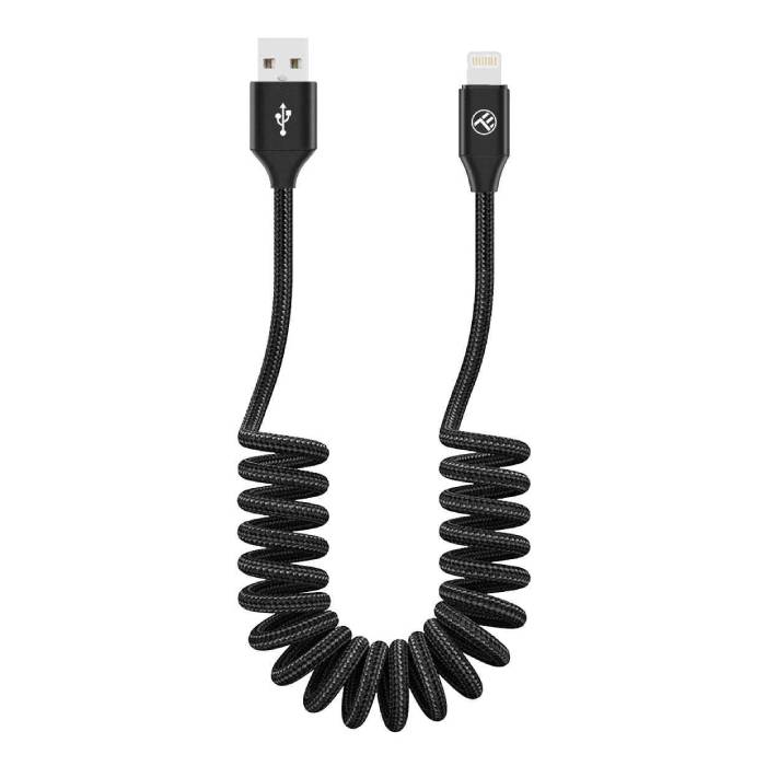 Cablu Tellur TLL155396 EXTENDABLE Type-A to Lightning, 1.8m (3A) - xstore.md photo