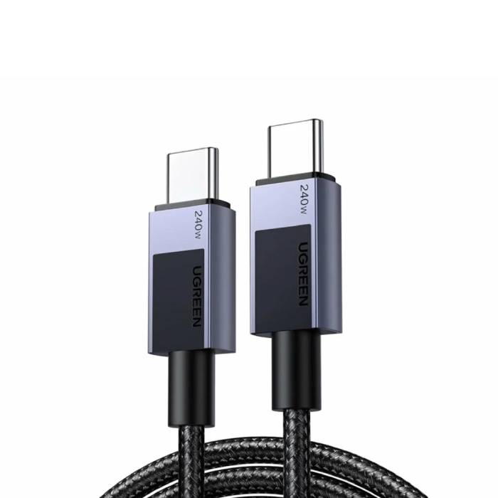 Cablu UGREEN L513 Type-C to Type-C, 1m, (PD240W) - xstore.md photo
