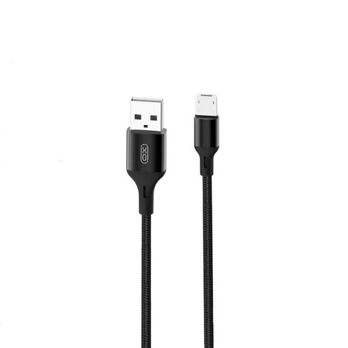 Кабель XO NB143 Type-A to micro-USB, 2m, Black - xstore.md photo