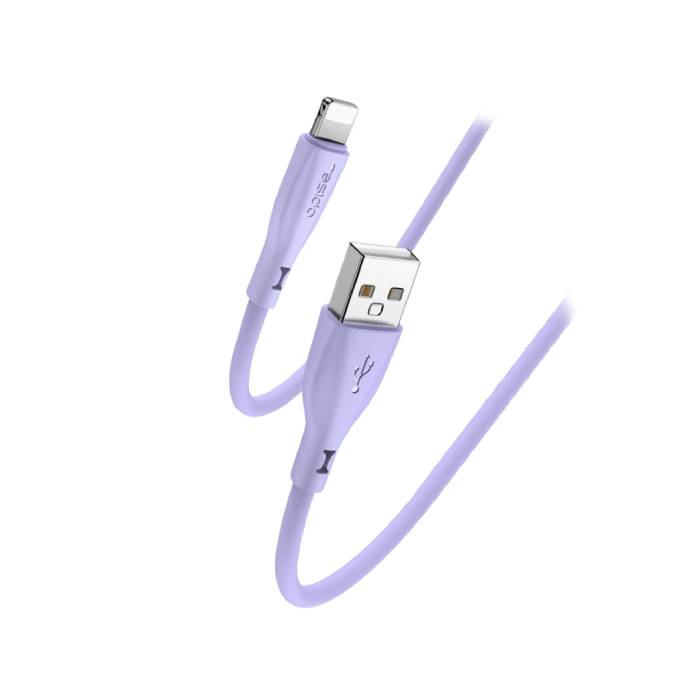 Cablu Yesido Liquid Silicone Type-A to Lightning, 1m (PD18W) - xstore.md photo