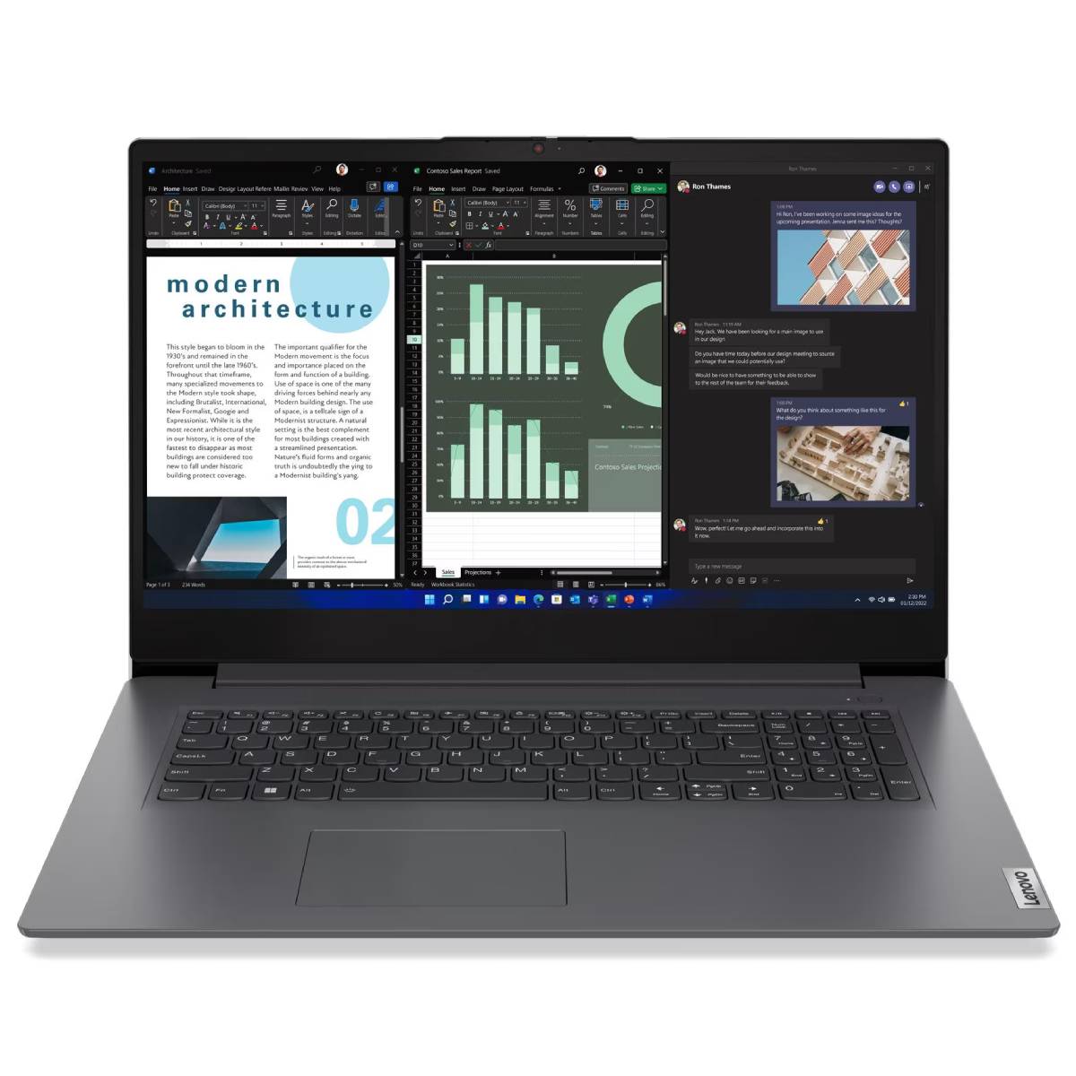Ноутбук Lenovo V17 G4 IRU 16GB - xstore.md photo