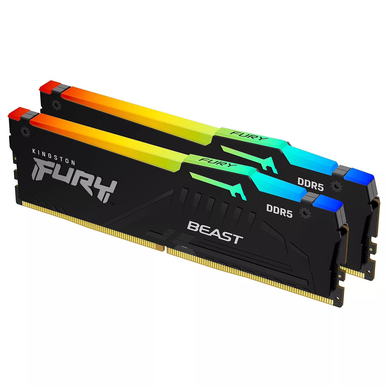 Оперативная память Kingston FURY Beast RGB KF556C40BBAK2-128 - xstore.md photo