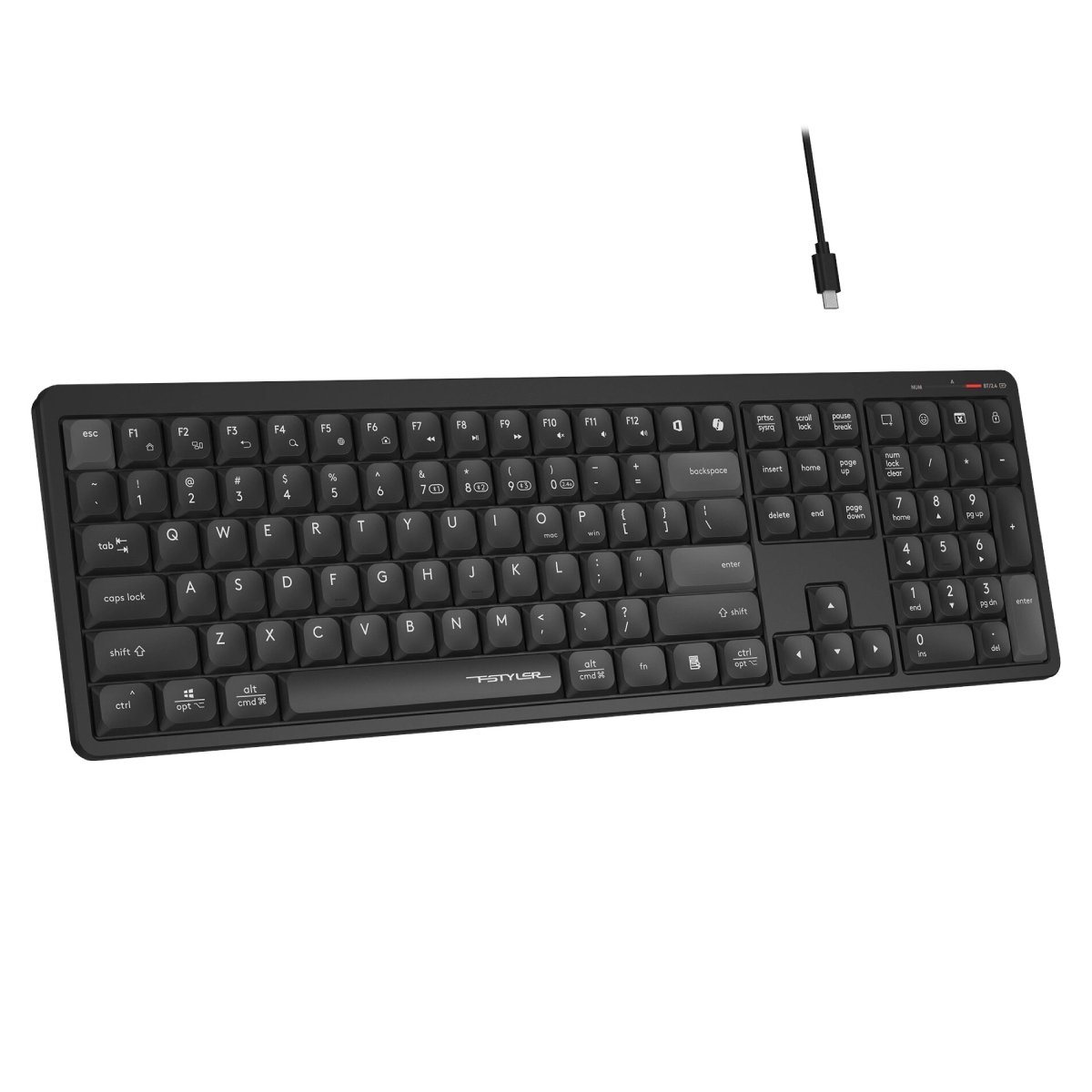 Беспроводная клавиатура A4Tech FBX55C, Black в Молдове - xstore.md photo 2