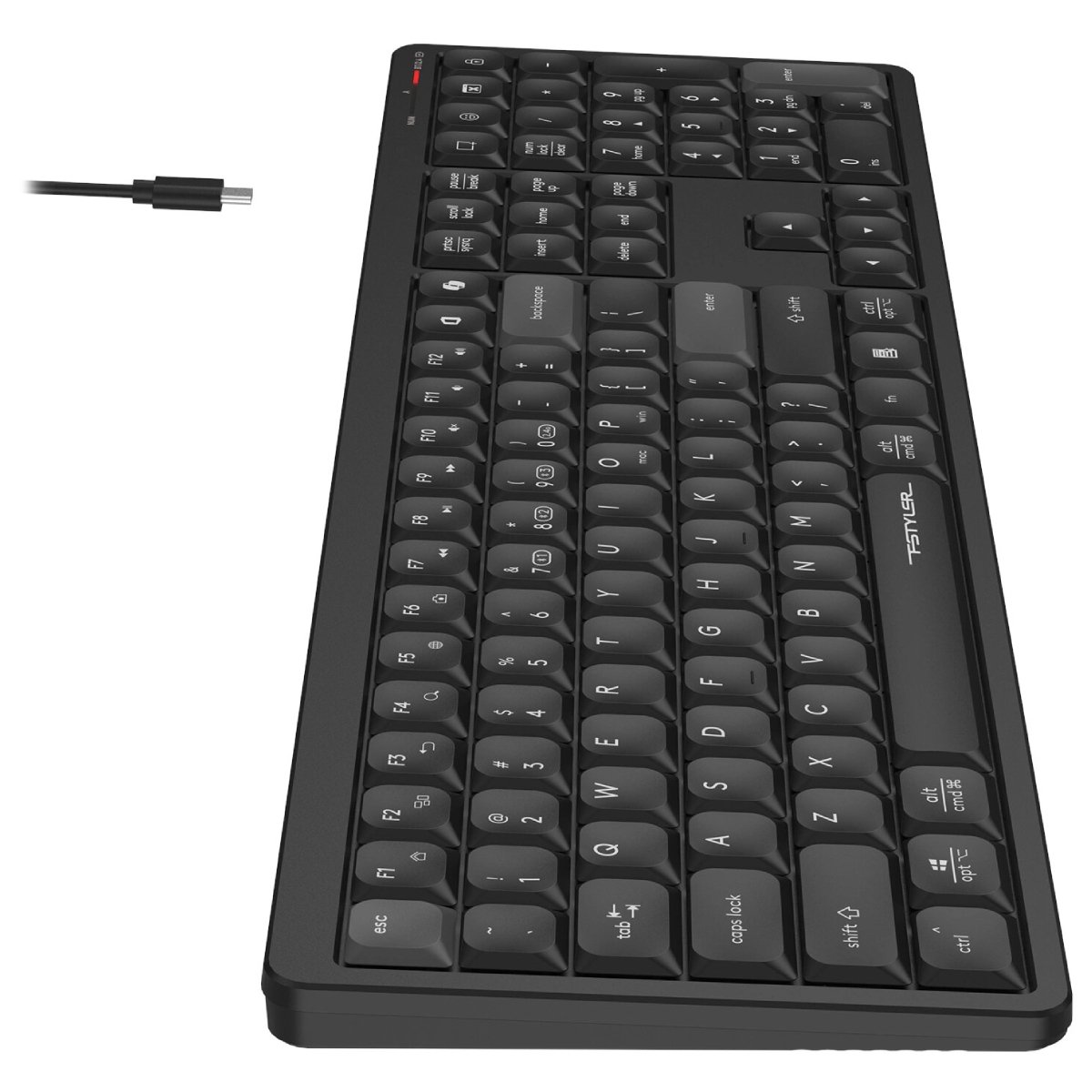 Беспроводная клавиатура A4Tech FBX55C, Black в Молдове - xstore.md photo 4