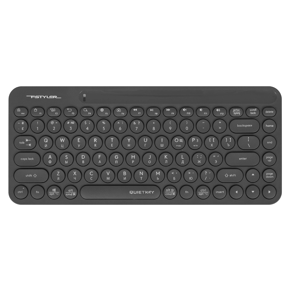Tastatură fără fir + Mouse A4Tech FG3200 Air, Grey - xstore.md photo 0