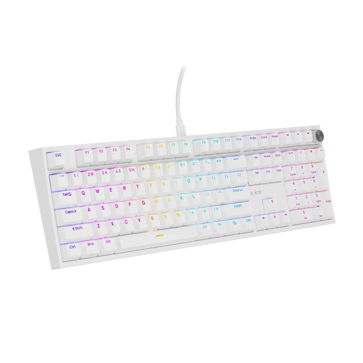 Tastatură Genesis Thor 404, White în Moldova - xstore.md photo 0