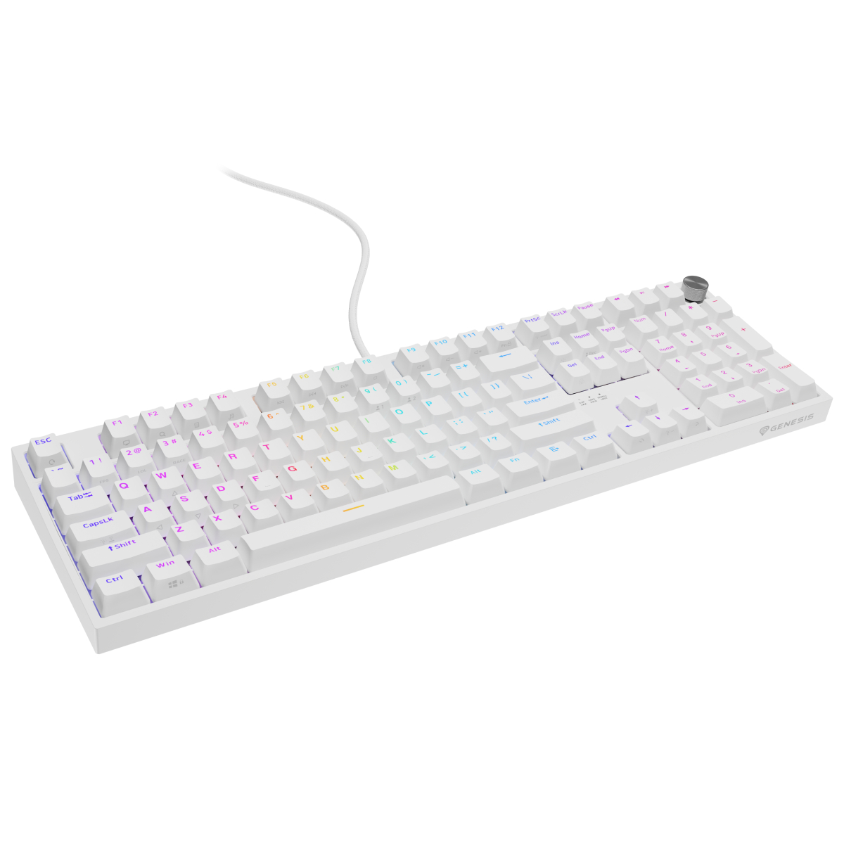 Tastatură Genesis Thor 404, White în Moldova - xstore.md photo 1