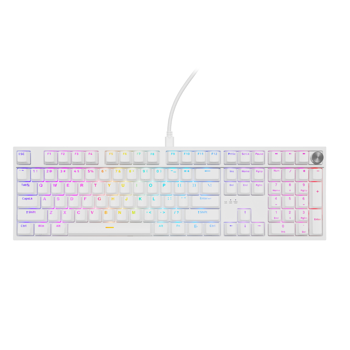 Tastatură Genesis Thor 404, White în Moldova - xstore.md photo