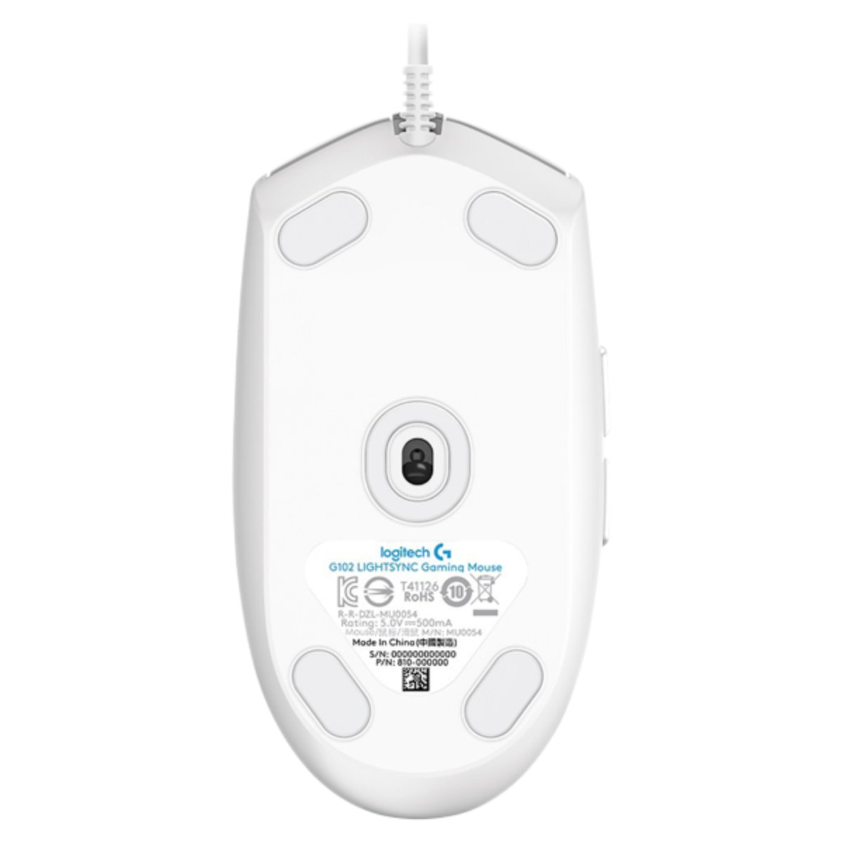 Мышь Logitech G102 Lightsync, White в Молдове - xstore.md photo 2