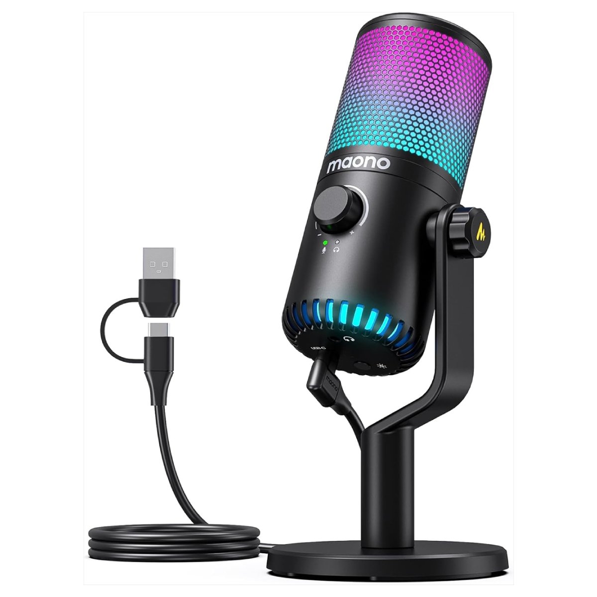 Микрофон Maono DM30 RGB, Black в Молдове - xstore.md photo