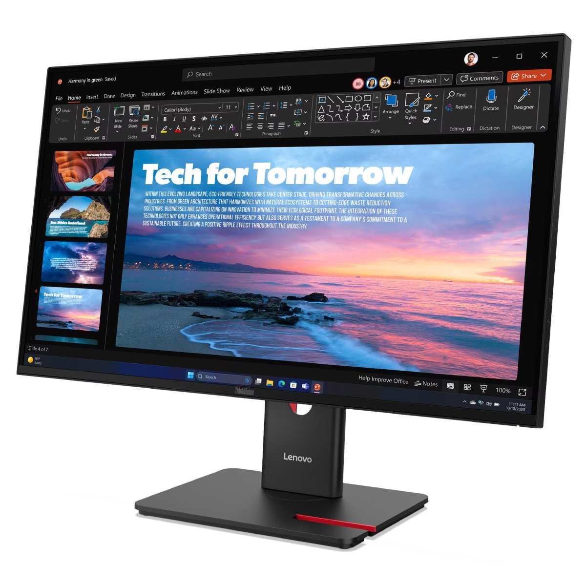 Monitor Lenovo ThinkVision T27QD-40 (64AAGAT2EU) în Moldova - xstore.md photo 1