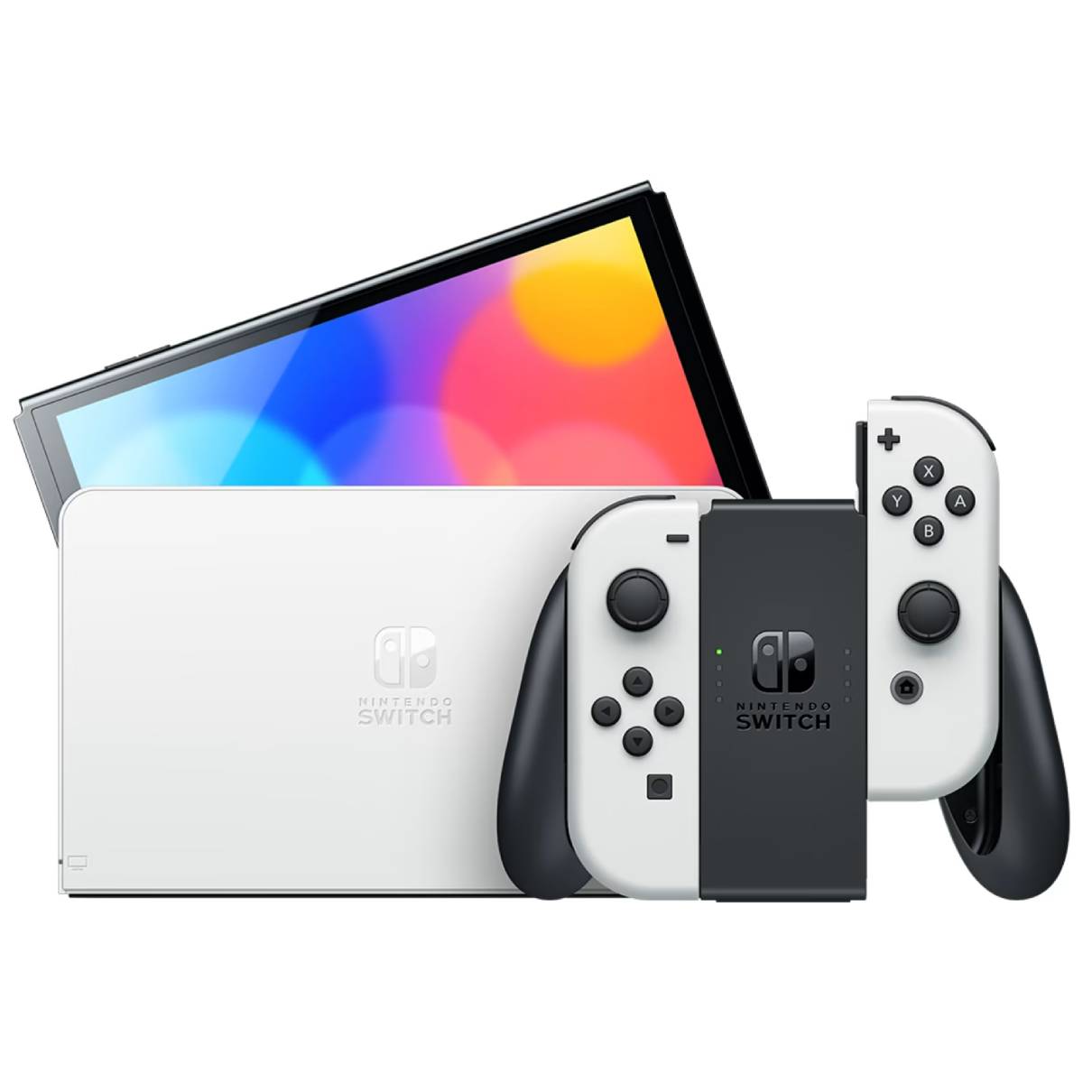 Consolă Nintendo Switch OLED, White + Mario Kart 8 Deluxe în Moldova - xstore.md photo 2
