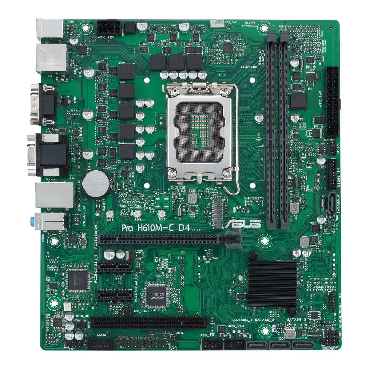 Placă de bază ASUS PRO H610M-C D4-CSM în Moldova - xstore.md photo 0