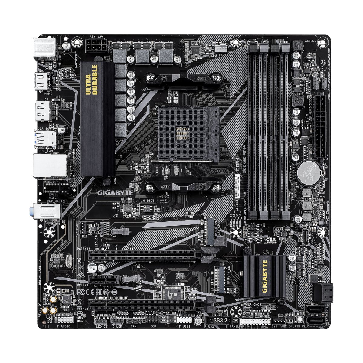 Материнская плата GIGABYTE B550M DS3H R2 - xstore.md photo 0