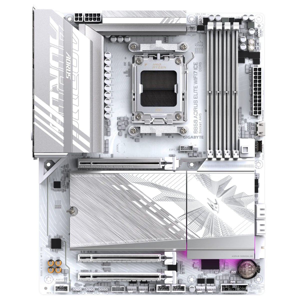 Материнская плата GIGABYTE B850 AORUS ELITE WIFI7 ICE - xstore.md photo 0