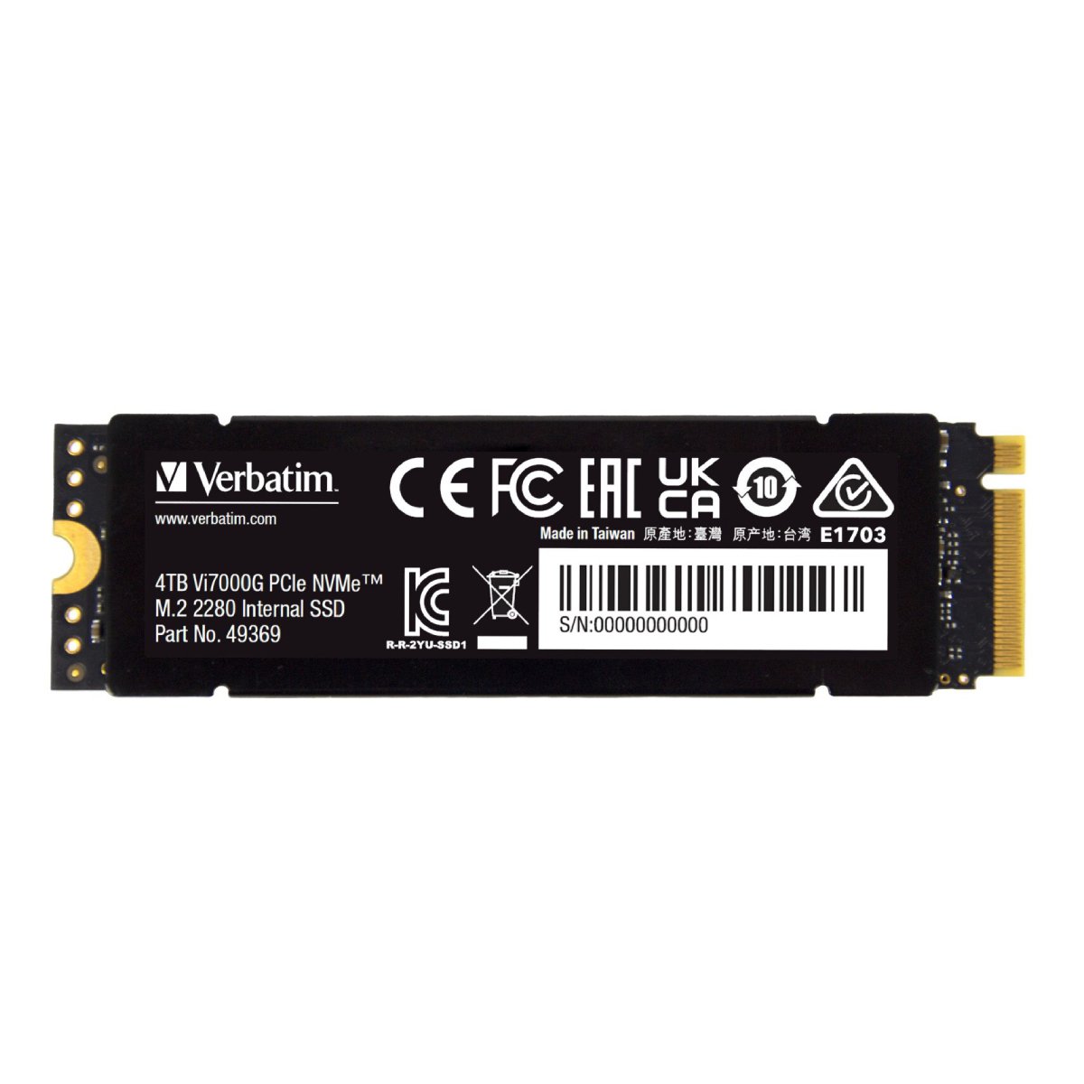 Unitate SSD Verbatim Vi7000G VI7000G-4TB-49369 în Moldova - xstore.md photo 1
