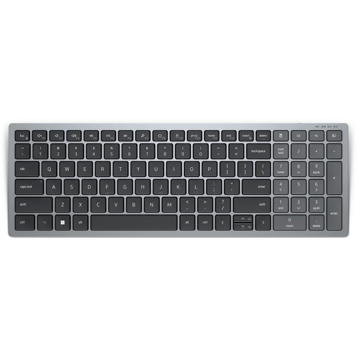 Tastatură fără fir Dell KB740, Grey în Moldova - xstore.md photo