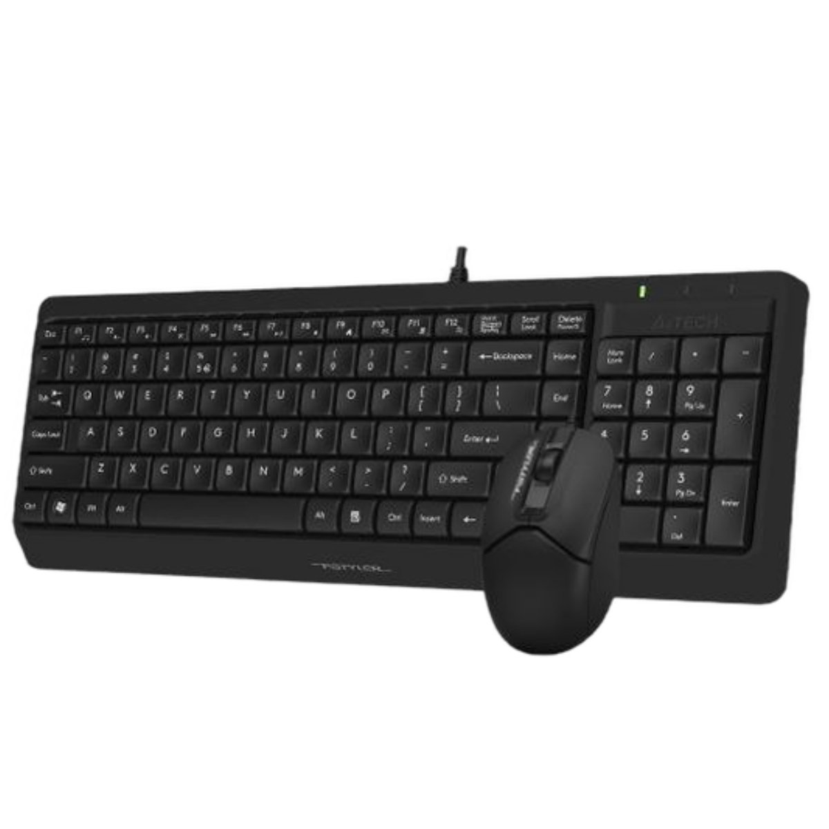 Tastatură + Mouse A4Tech F1512, Black în Moldova - xstore.md photo