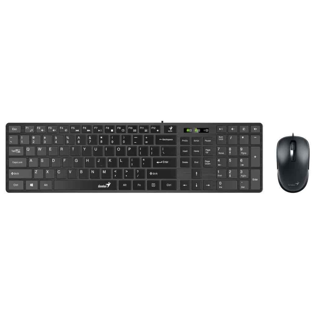 Tastatură + Mouse Genius SlimStar C126, Black - Cumpăra în Moldova | Xstore.md photo