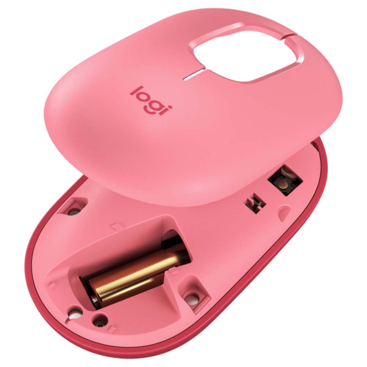 Wireless Mouse Logitech POP, Rose în Moldova - xstore.md photo 3
