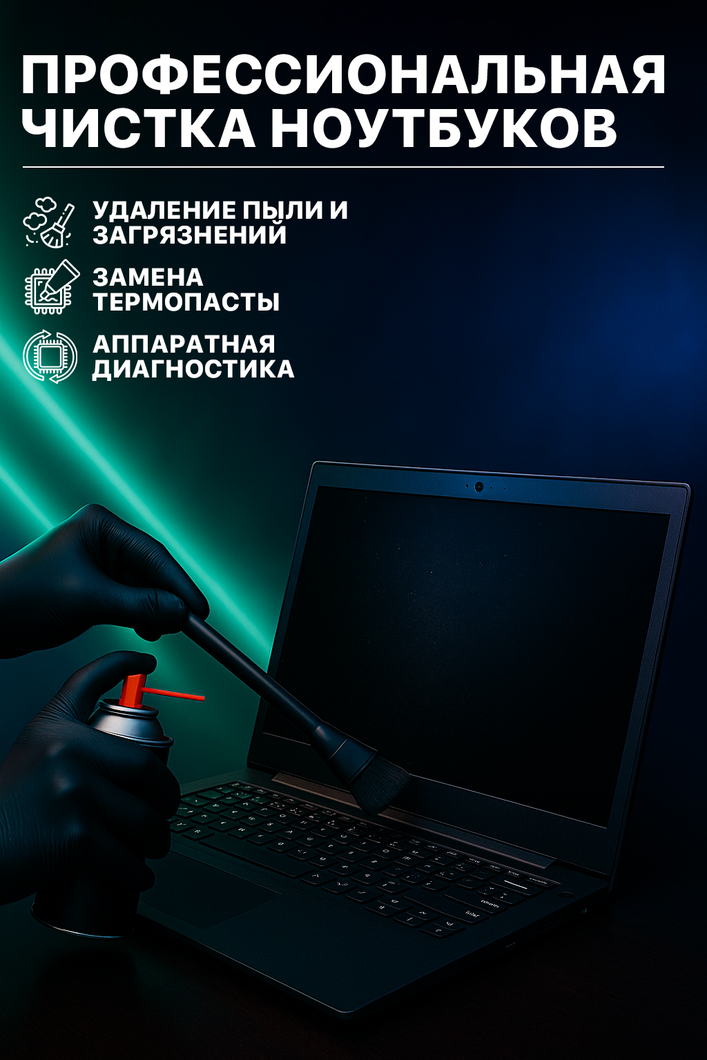 Профессиональная чистка ноутбука в Кишинёве, Молдова - xstore.md photo 0