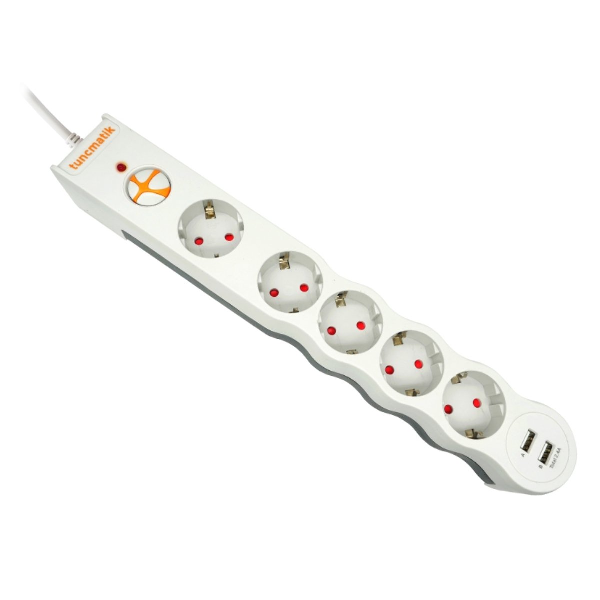 Сетевой фильтр Tuncmatik Powersurge 5 + USB в Молдове - xstore.md photo