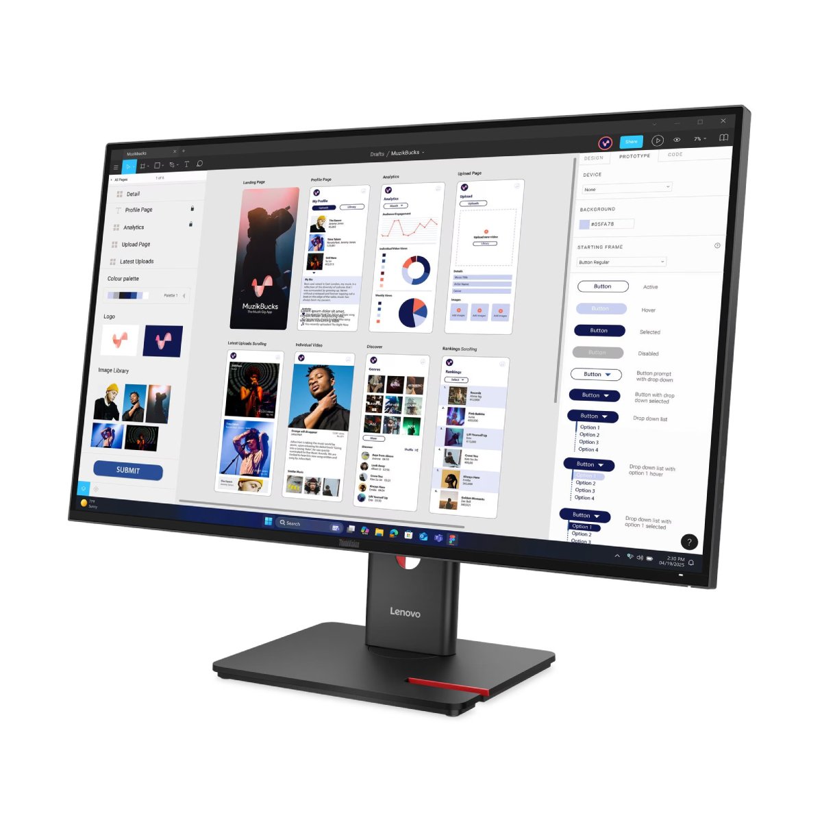 Monitor Lenovo ThinkVision T32UD-40 în Moldova - xstore.md photo 1
