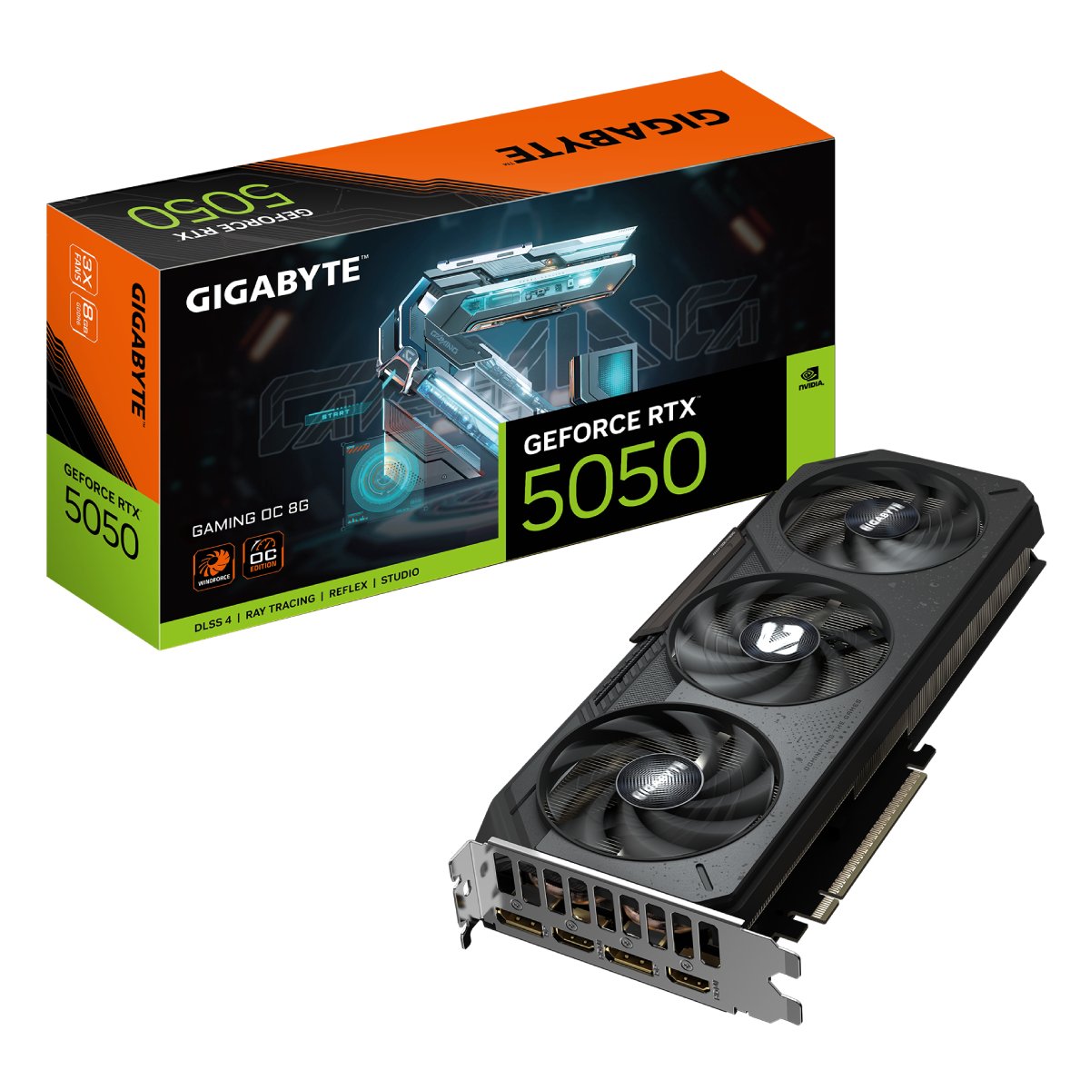 Видеокарта GIGABYTE GeForce RTX 5050 GAMING OC 8G - xstore.md photo