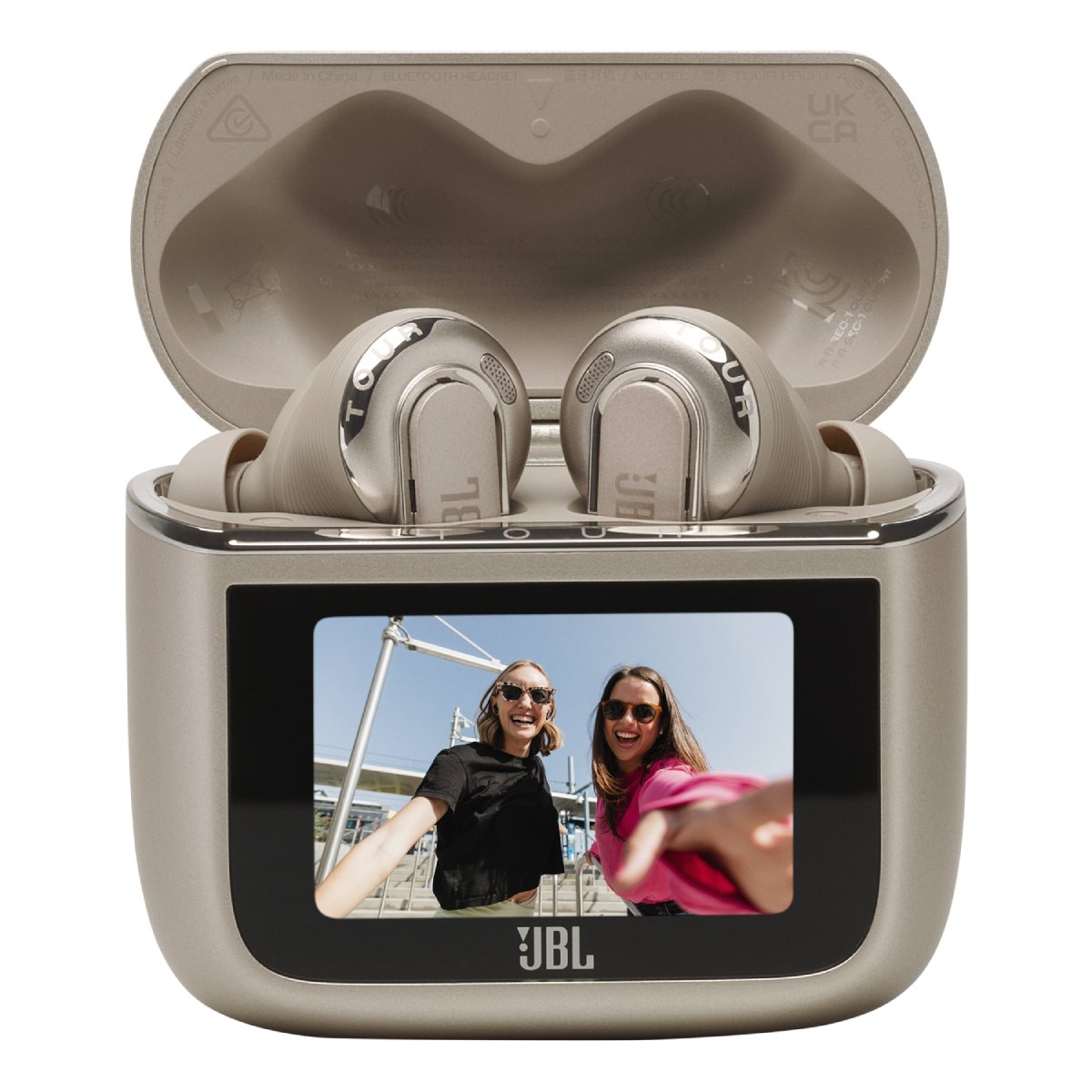 Căști Wireless JBL Tour Pro 3, Latte - Cumpăra în Moldova - xstore.md photo 0