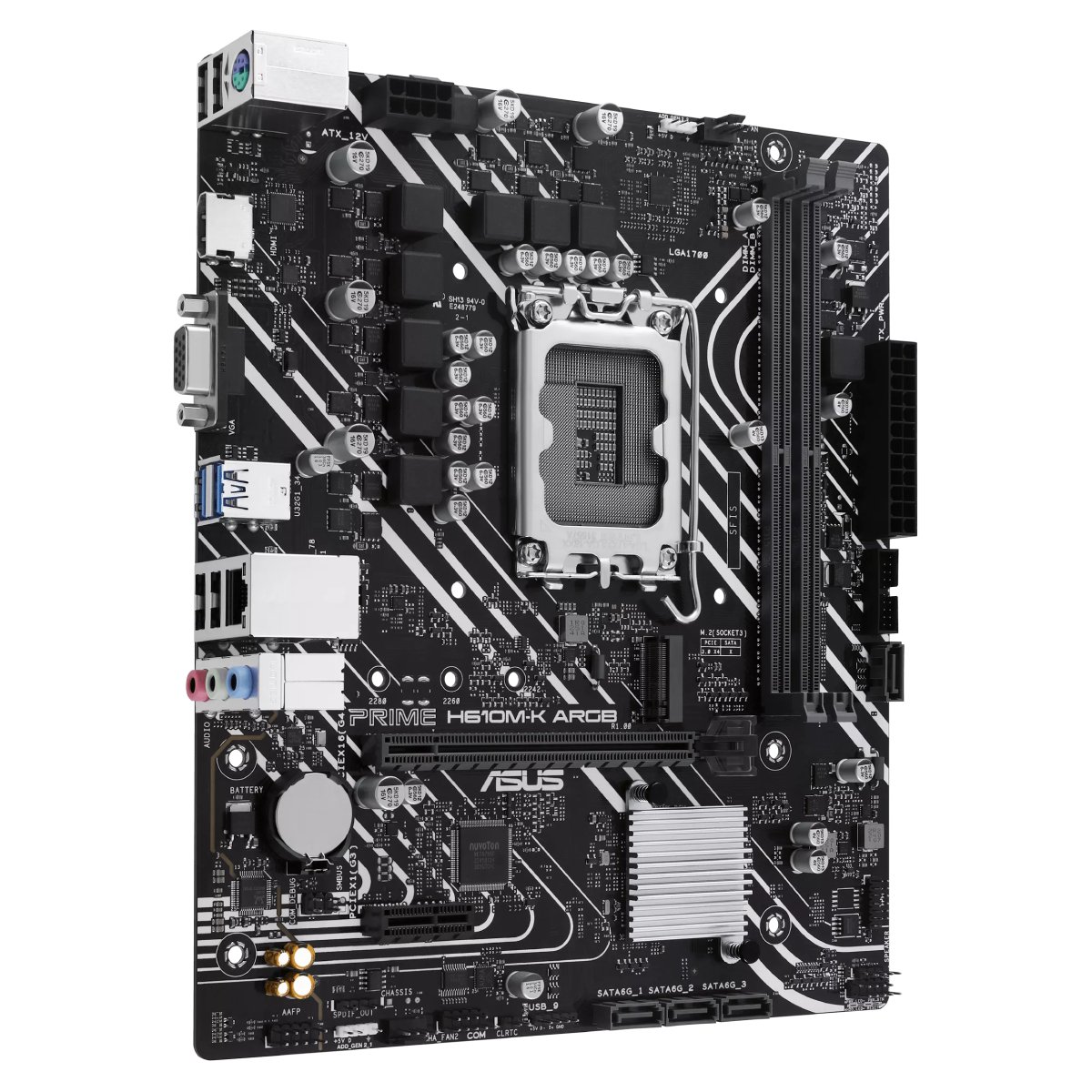 Placa de baza ASUS PRIME H610M-K ARGB în Moldova - xstore.md photo 1
