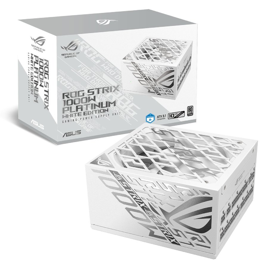Sursă de alimentare ASUS ROG STRIX 1000W Platinum White în Moldova - xstore.md photo