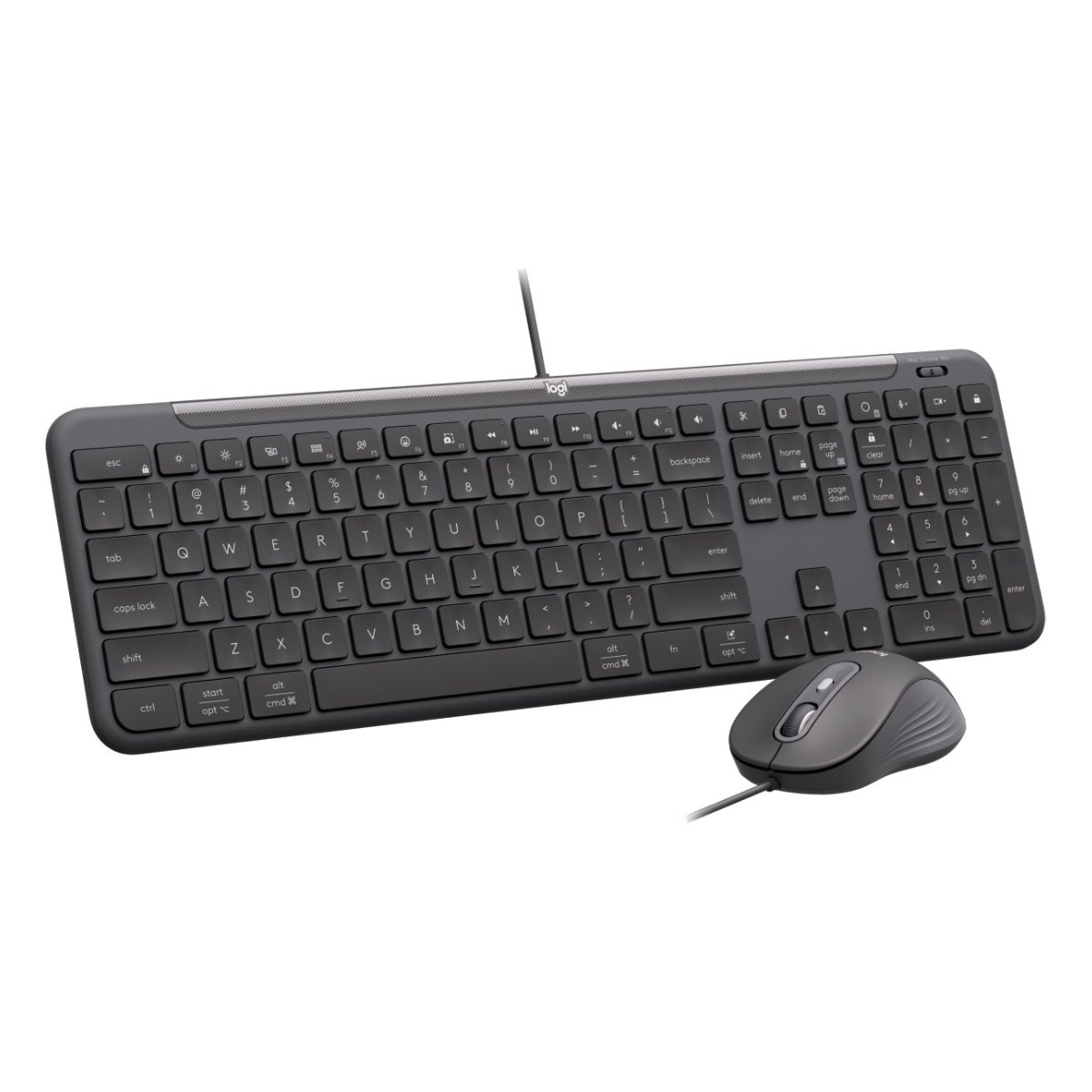 Tastatură + Mouse Logitech Signature Slim MK620, Black - xstore.md photo 1