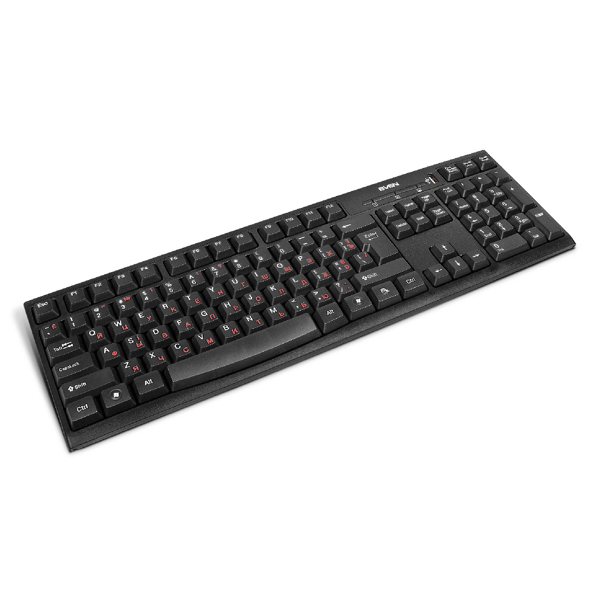 Tastatură SVEN Standard 304 USB+HUB, Black în Moldova - xstore.md photo 0