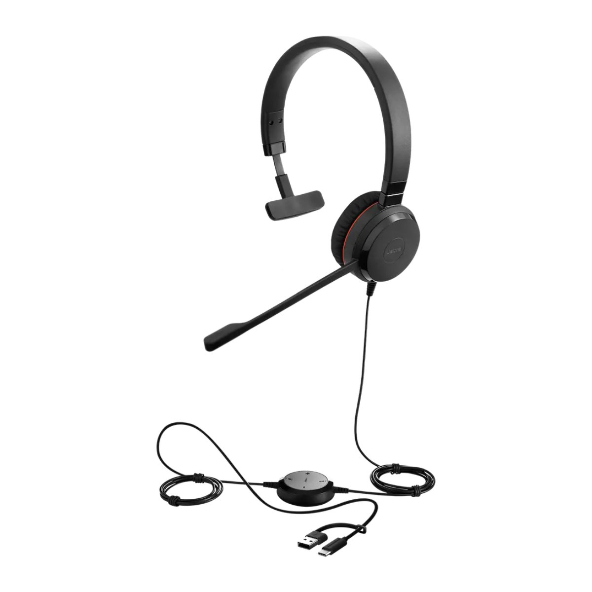 Căști Jabra Evolve 20 UC Mono, Black în Moldova - xstore.md photo 1