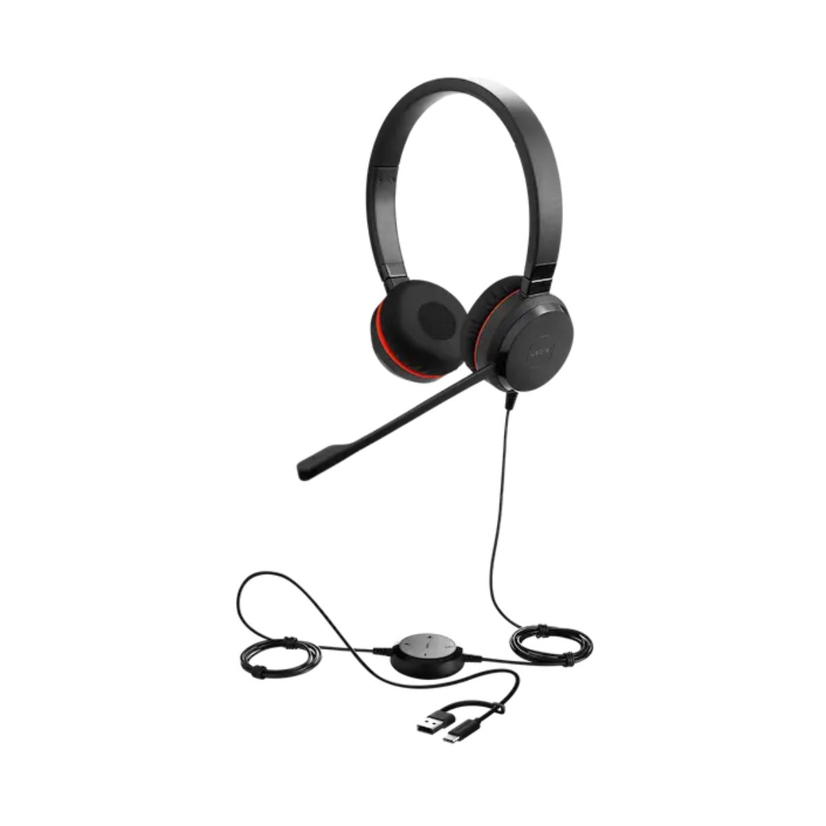 Căști Jabra Evolve 20SE Stereo, Black în Moldova - xstore.md photo 1