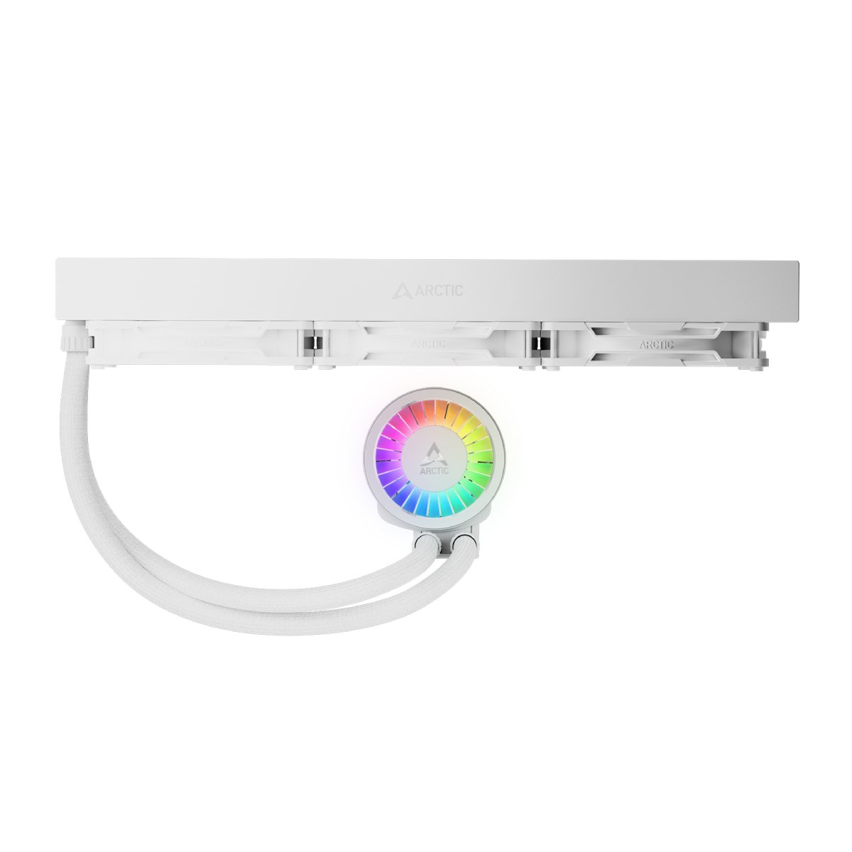 Cooler Arctic Liquid Freezer III Pro 420 ARGB, White în Moldova - xstore.md photo 1