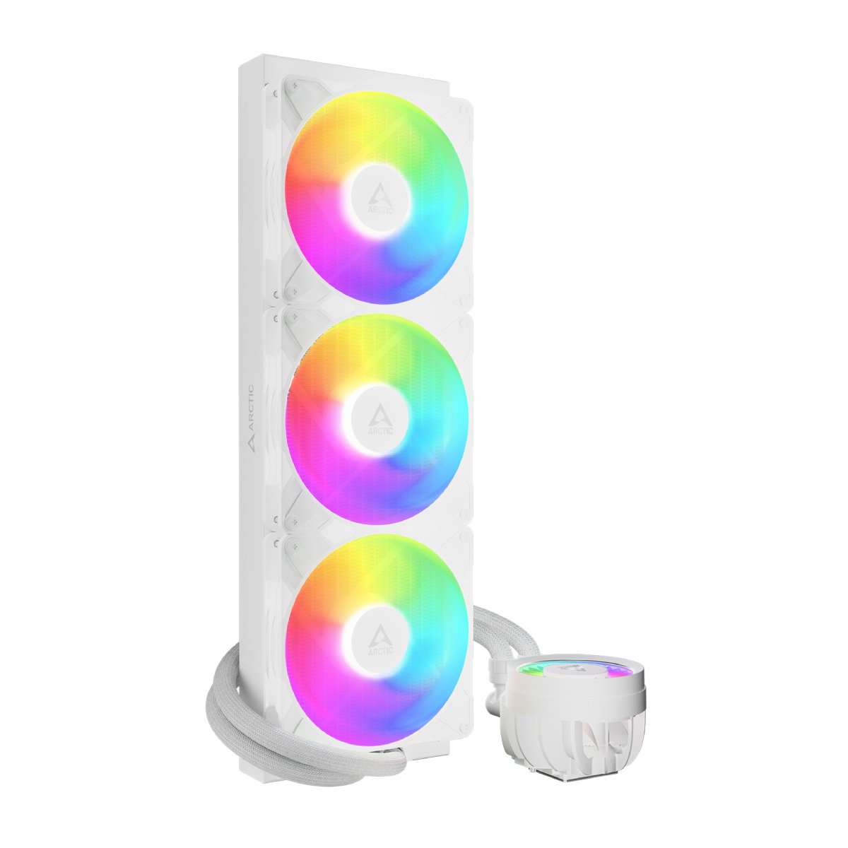 Cooler Arctic Liquid Freezer III Pro 420 ARGB, White în Moldova - xstore.md photo 0