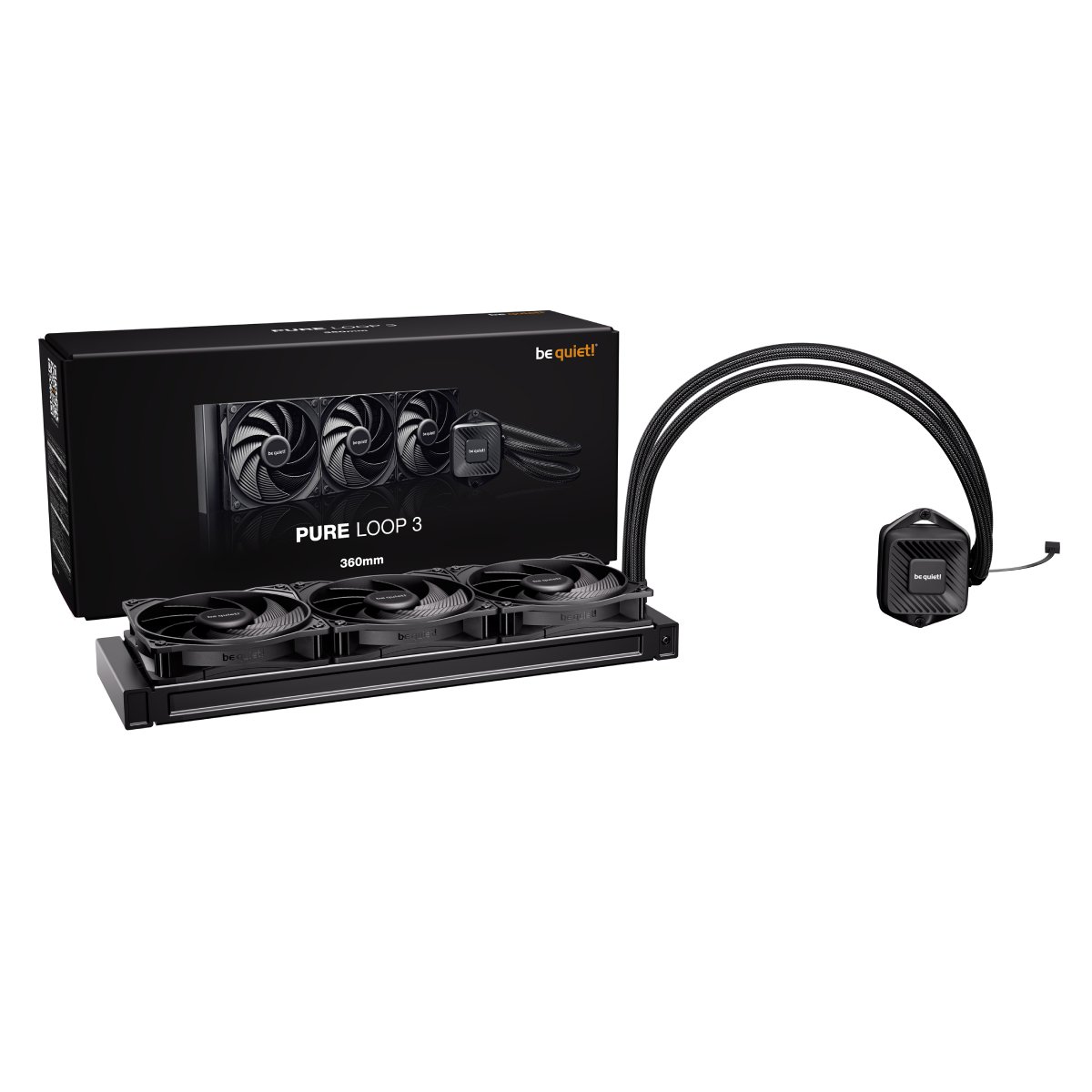 Cooler be quiet! Pure Loop 3 360mm, Black în Moldova - xstore.md photo 0