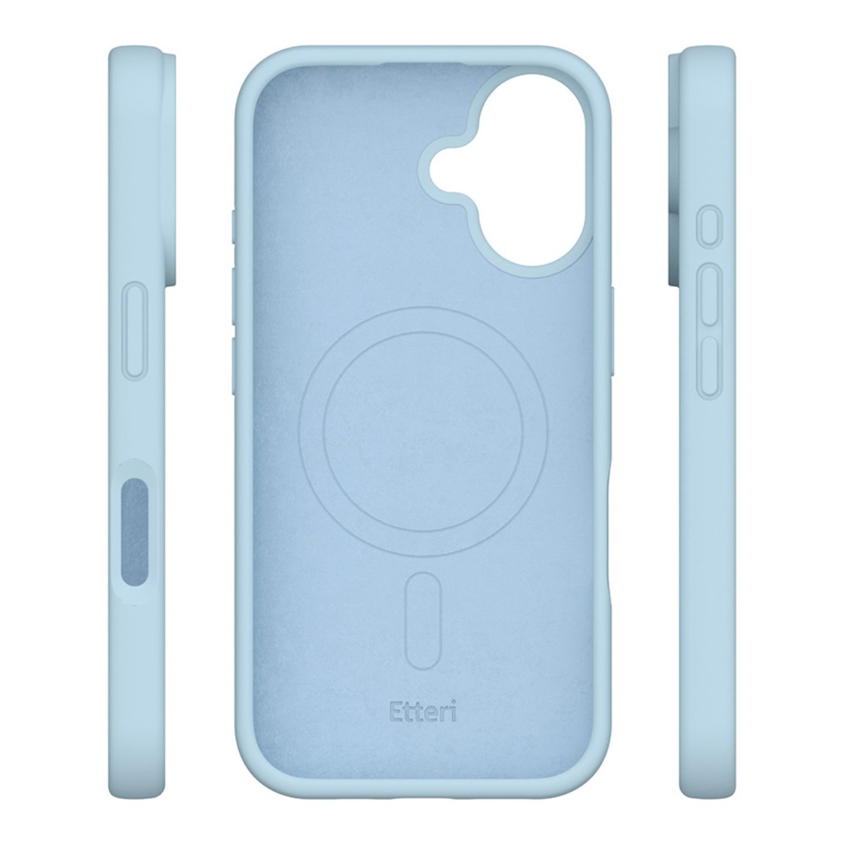 Чехол Etteri Silicone MagSafe Apple iPhone 16 Plus, Blue - xstore.md photo 4