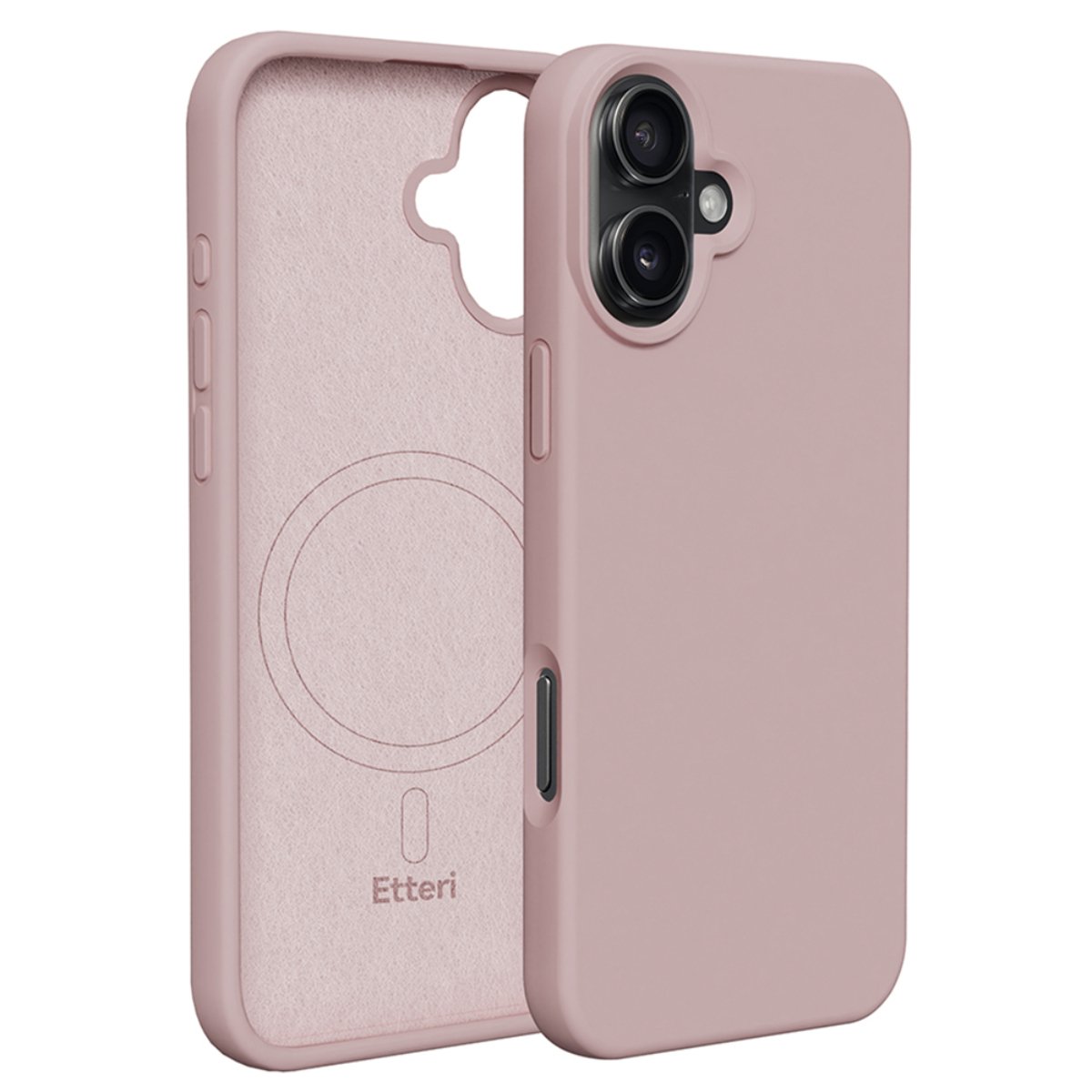 Чехол Etteri Silicone MagSafe Apple iPhone 16 Plus, Pink - xstore.md photo