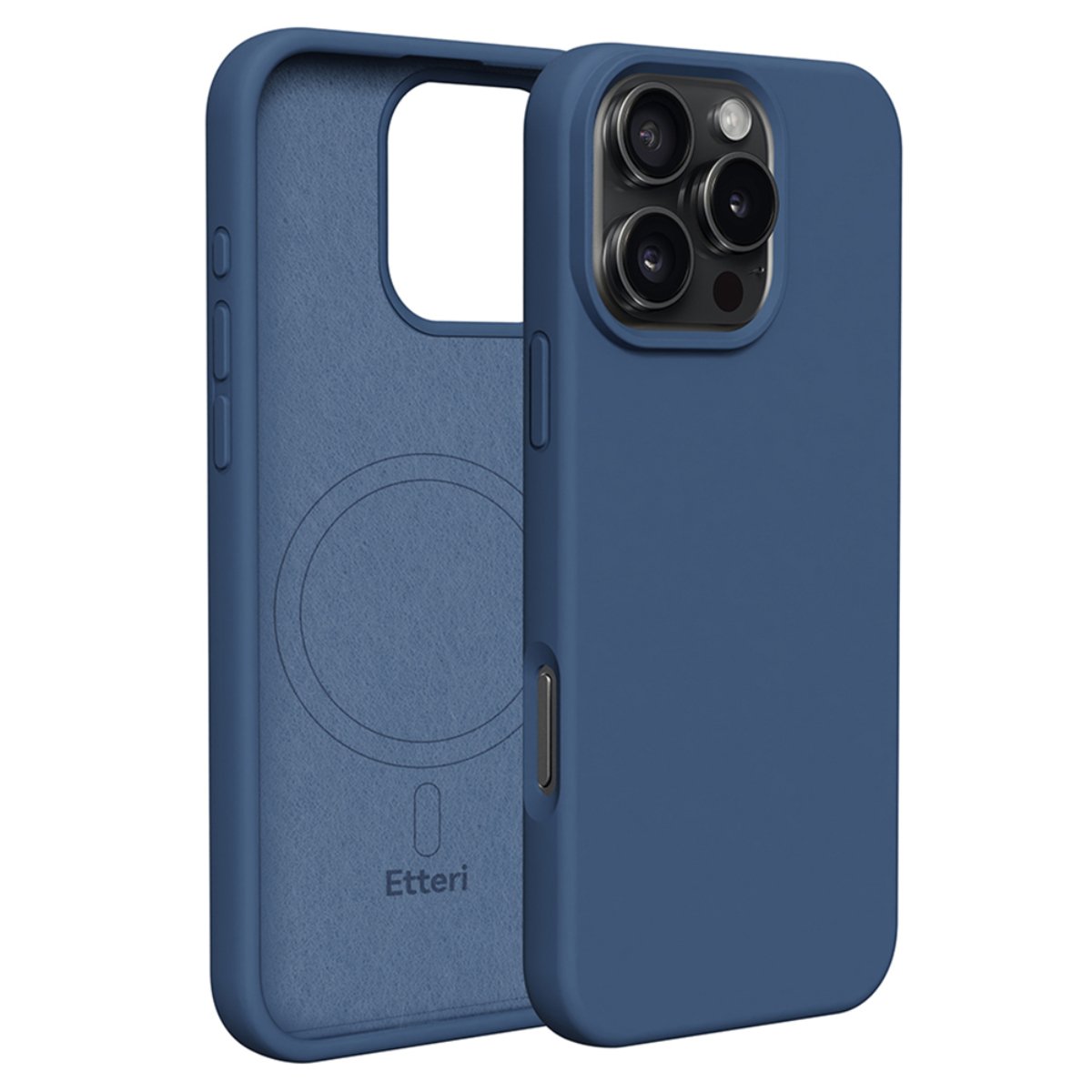 Чехол Etteri Silicone MagSafe Apple iPhone 16 Pro Max, Blue - xstore.md photo