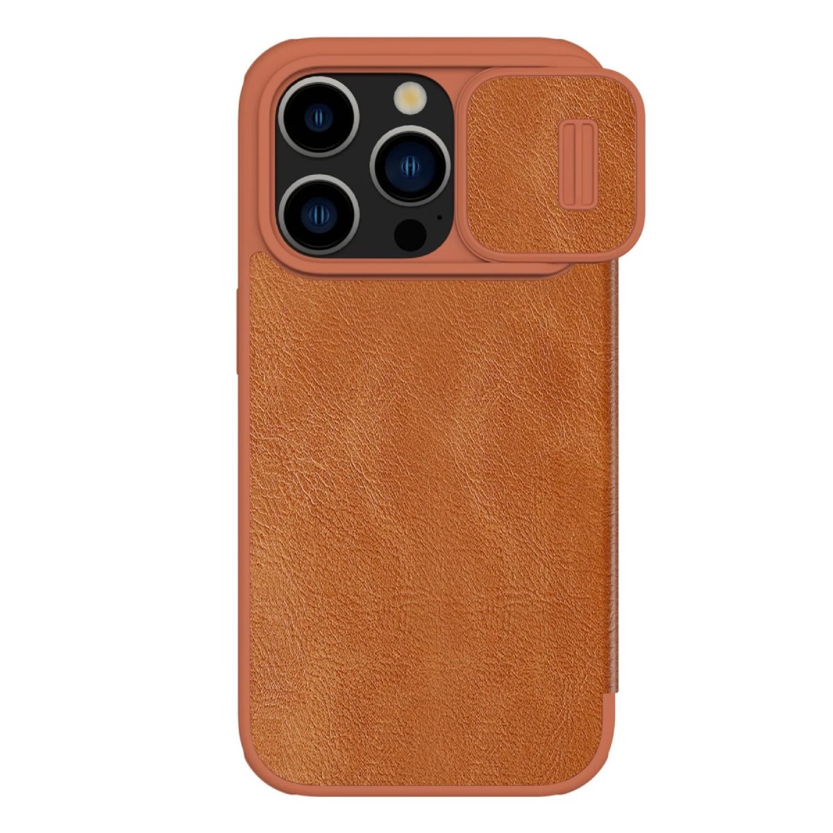 Husă Nillkin Qin Pro Apple iPhone 15 Pro Max, Brown - xstore.md photo 0